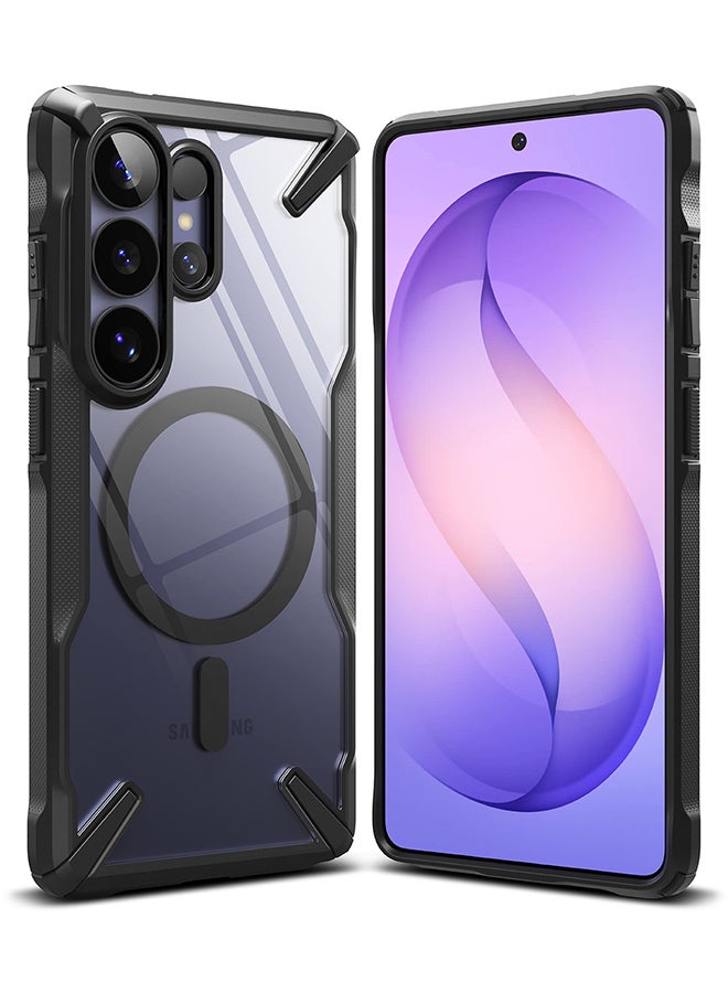 Ringke Fusion-X Magnetic Case for Samsung Galaxy S26 Ultra Case Cover [Strong Magnet] [Military-Grade Protection] Anti-Fingerprint Rugged Shockproof Protective Phone Cover - Black black