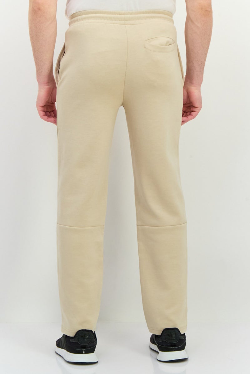 RBX Men Sportswear Fit Running Sweatpants, Beige  - Image 3