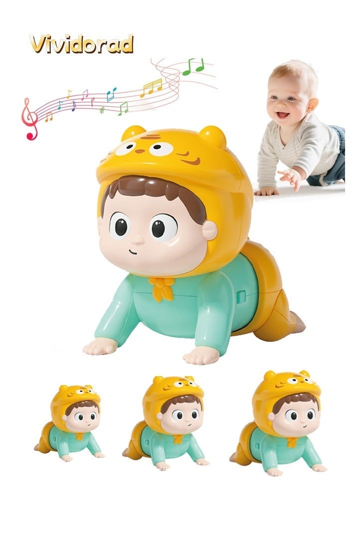 فيفيدوراد ألعاب السلطعون الأطفال،,ألعاب زحف للأطفال،لعبة سرطان الزحافة الموسيقية للأطفال الرضع، زحف كهربائي لعبة، ألعاب وقت البطن للأطفال مع الموسيقى،زحف كهربائي لعبة, لعبة تعليمية للأطفال الزحف ورفع الرأس،ألعاب الزحف إلى الأطفال , لعبة زحف موسيقية للأطفال الرضع من 0-3-6 7 8 9 10 12-18 شهرًا، ألعاب مشي موسيقية مضيئة للتعليم المبكر، هدية مثالية للأطفال - Image 1