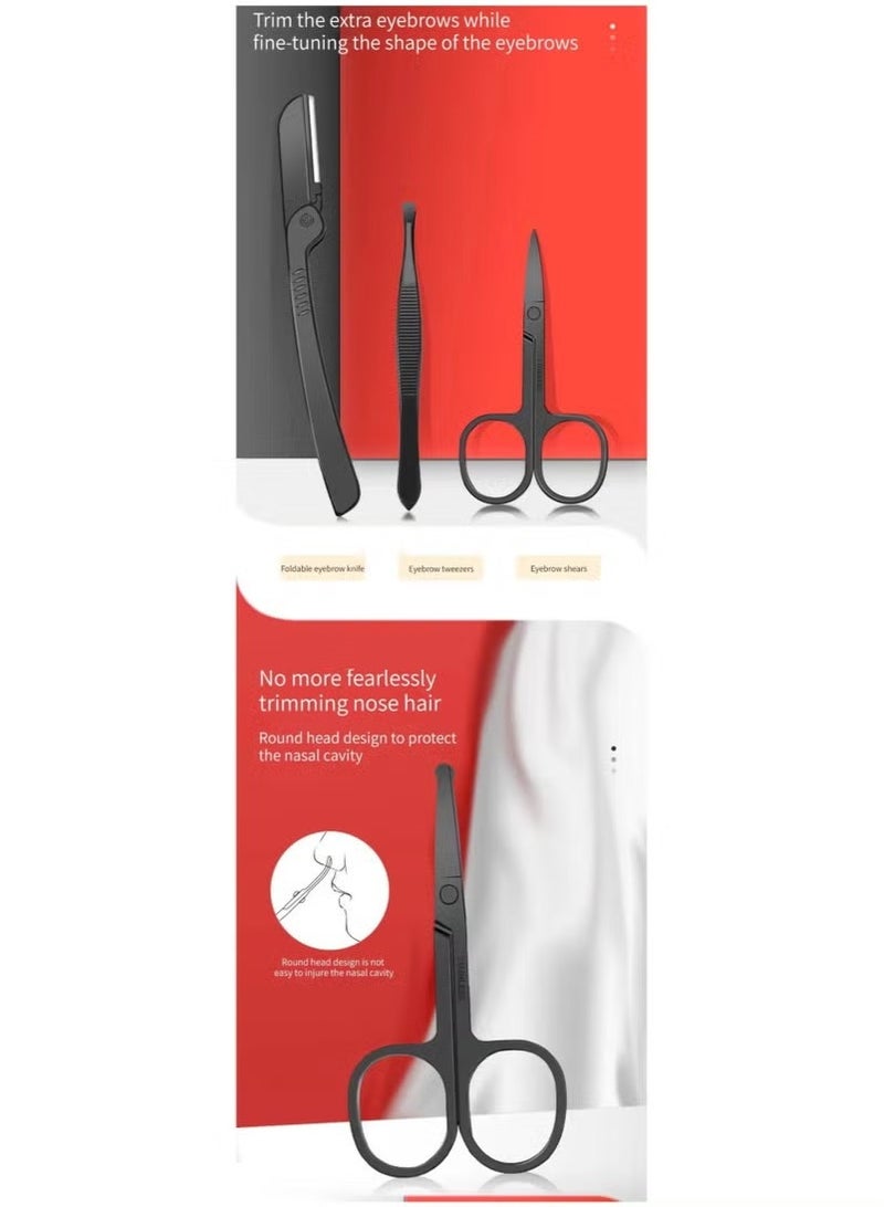 ATRJSZ Nail Clipper Set Convenient Beauty Tools Nail Clipper Manicure Nail Trimmer Pedicure Knife Ear Peeling Knife - Image 2