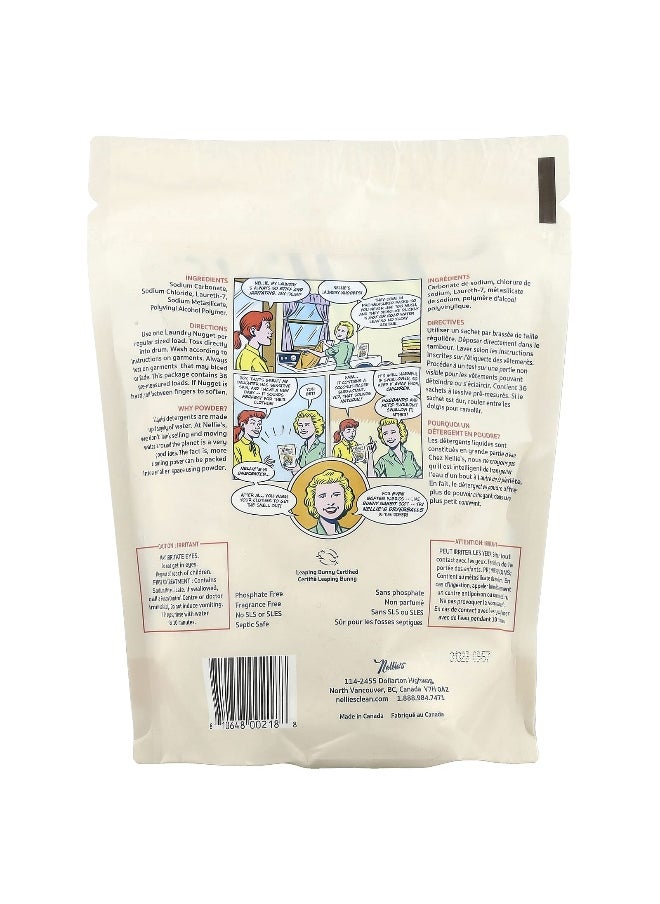 Nellie's Nellie's, Laundry Nuggets, Unscented, 36 Nuggets, 1.1 lbs (504 g)  - Image 2