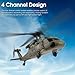 Hylukon WLtoys K170 RC Helicopter 4CH 24GHz FixedWing Aircraft RTF with 6Axis Gyro OneKey Stunt Altitude Hold CrashResistant OutdoorIndoor Helicopter for Beginner Teens Adults - Image 4