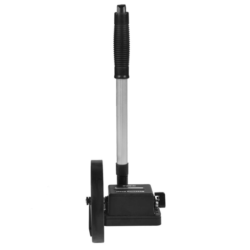 Measuring Wheel: 9999.9m Range, TPR Durable Anti-Deformation Material - Thick Anti-Skid Wheel, High Accuracy, Telescopic Foldable Handle for Surveyors, Construction Workers, Road Sidewalk Measurement - Image 3