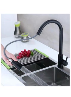 Generic Pull Out Kitchen Faucet Black 43.2cm  - Image 1