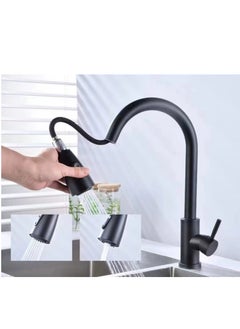Generic Pull Out Kitchen Faucet Black 43.2cm  - Image 3
