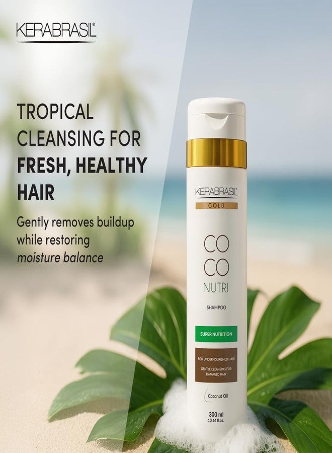 Kerabrasil Coconut Moisture - Deep Hydration with Natural Coconut Oil, Keratin-Enhanced for Strength, Frizz Control, Ideal for Daily Use, Tropical Hair Care - Image 3