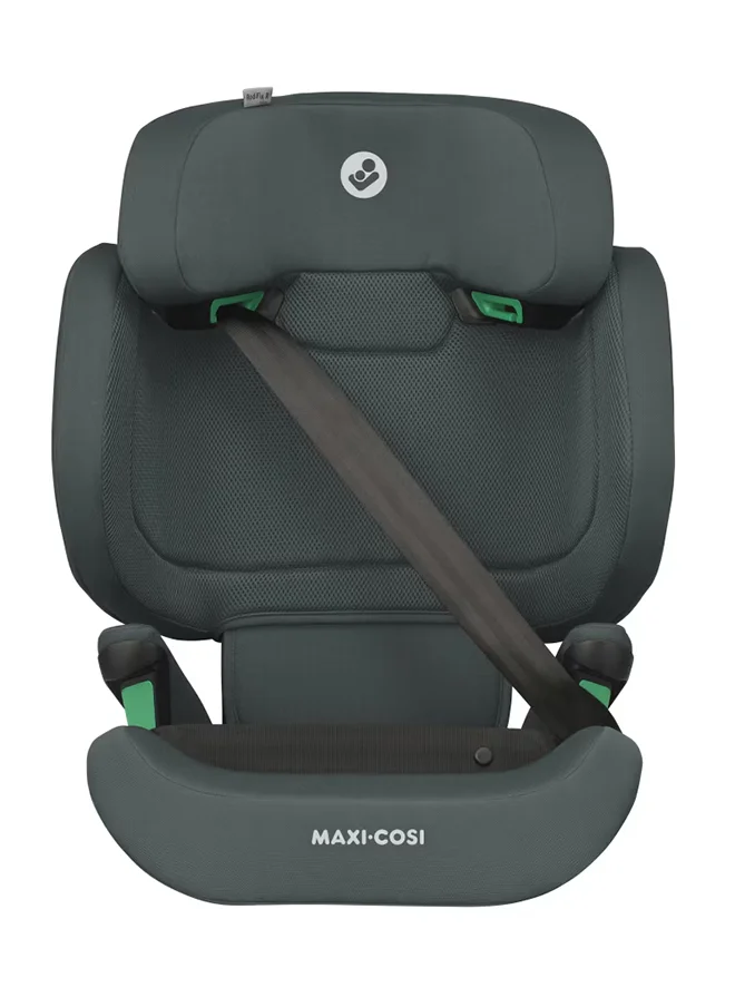 ماكسي كوزي RodiFix R i-Size Infant Car Seat, G-CELL Side Impact Protection, High Back Booster, ClimaFlow Temperature Control, 3.5 Months To 12 Years, Authentic Graphite, 2 Year Warranty