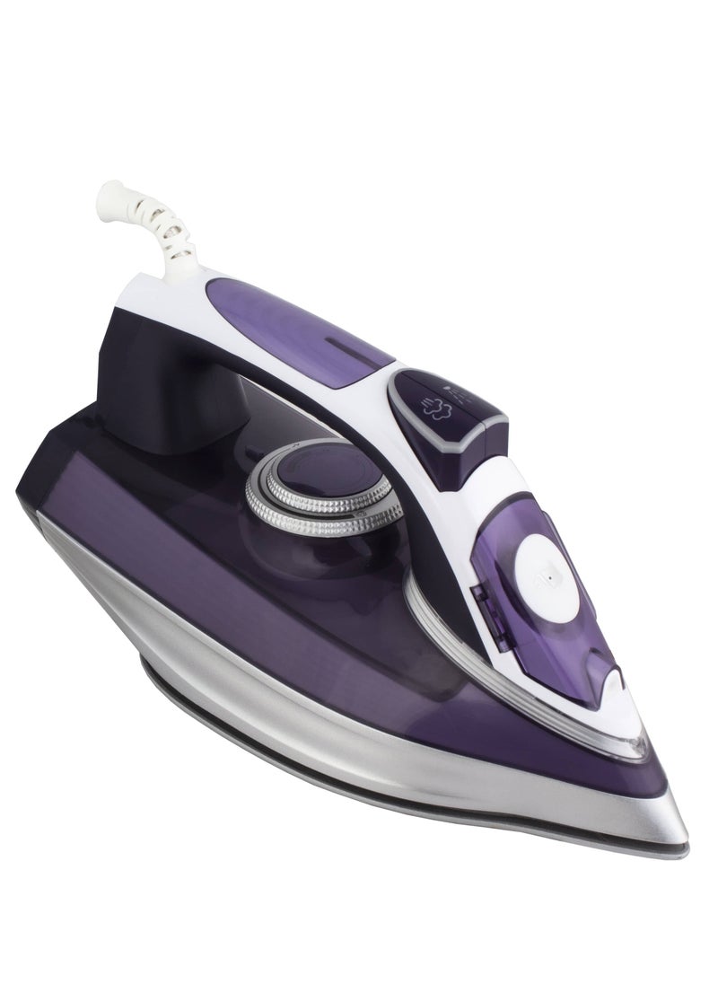 STAR TRACK STAR TRACK Steam Iron, 3000W, Double Ceramic Soleplate, Auto Shutoff, Anti Drip, Self Clean, Steam Burst, 7 Modes Customizable Ironing  - Image 2