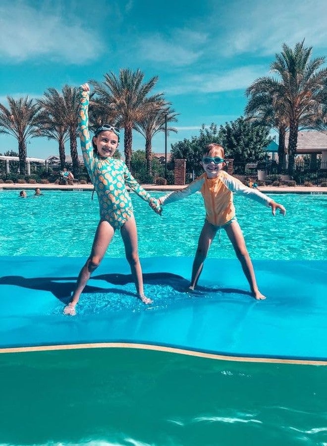 SwimZip® Girls' Long Sleeve UPF 50+ One-Piece Swimsuit - 2 Years to 14 Years Lemons - Image 5