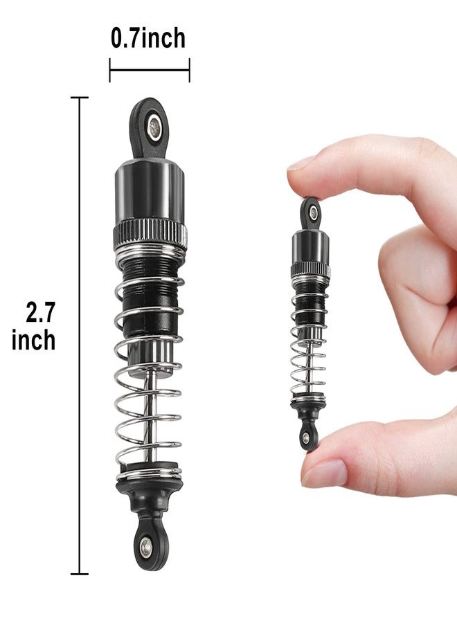 HAIBOXING RC Shocks for 1/16 Scale Car, 4PCS Aluminum Capped Oil Filled Shocks for HAIBOXING 16889(M16100A*2) - Image 3