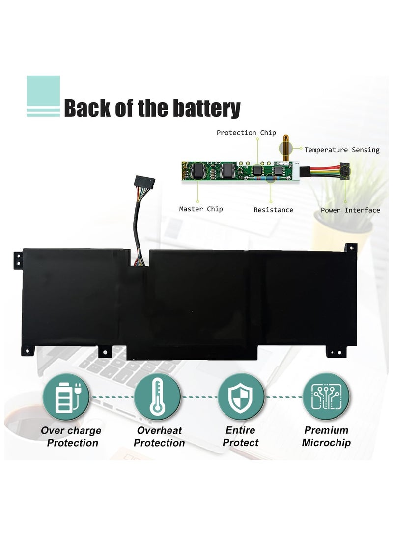 High-Capacity Replacement Laptop Battery – Compatible with MSI Katana GF66, GF76, Crosshair 15/17, Pulse GL66/GL76, Sword 15, WF66, WF76 – Long-Lasting Power & Reliable Performance - Image 2