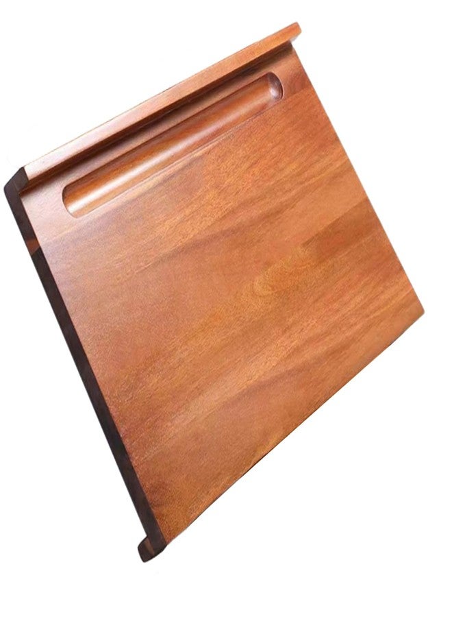 MWNAGO Wooden Cutting Board,Pastry Board Wood with Front and Back Counter Lip,L Shape Kneading Board Cutting Mats,wood Chopping Board,Bread Board for kitchen lovers (50 * 35cm/19.7 * 13.8in) - Image 1