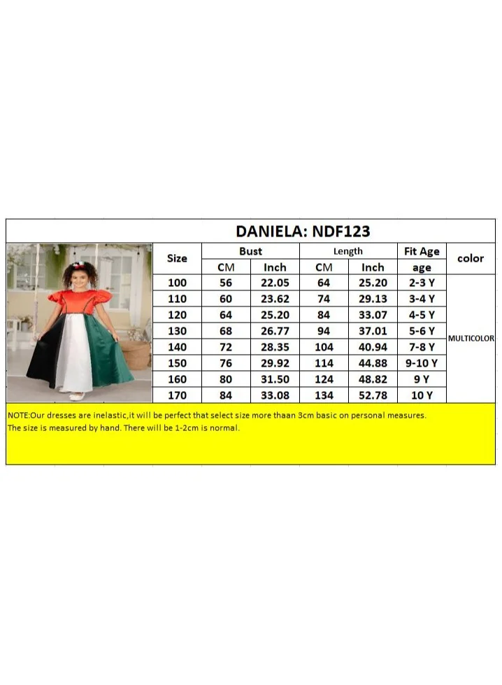 D'Daniela Colorblock Satin Dress