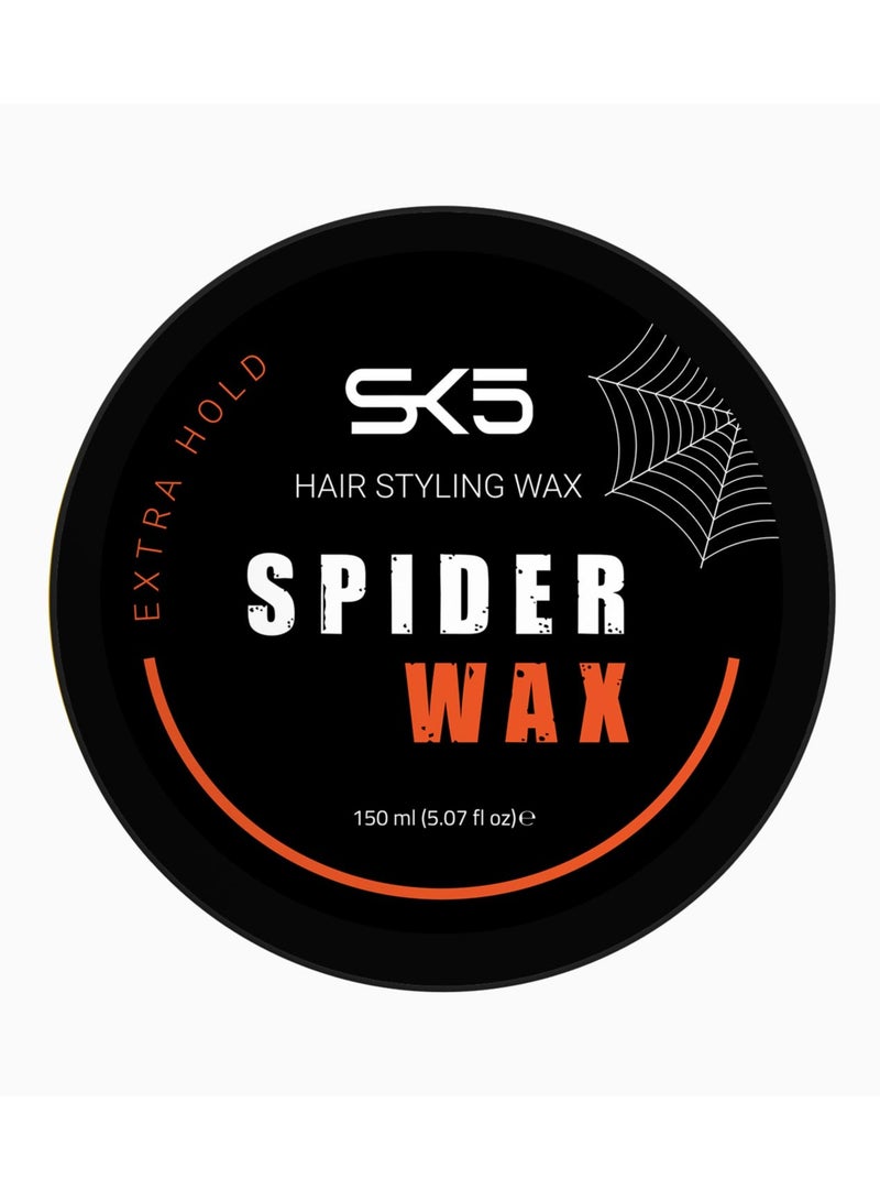 SK5 SK5 Extra Hold Spider Hair Wax 150ml - Strong Hold & Natural Shine - Image 2