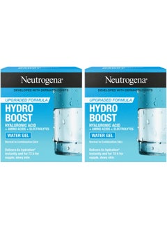Neutrogena Neutrogena Face Moisturizer Water Gel, Hydro Boost, Normal to Combination Skin, 50ml (Pack of 2)  - Image 1
