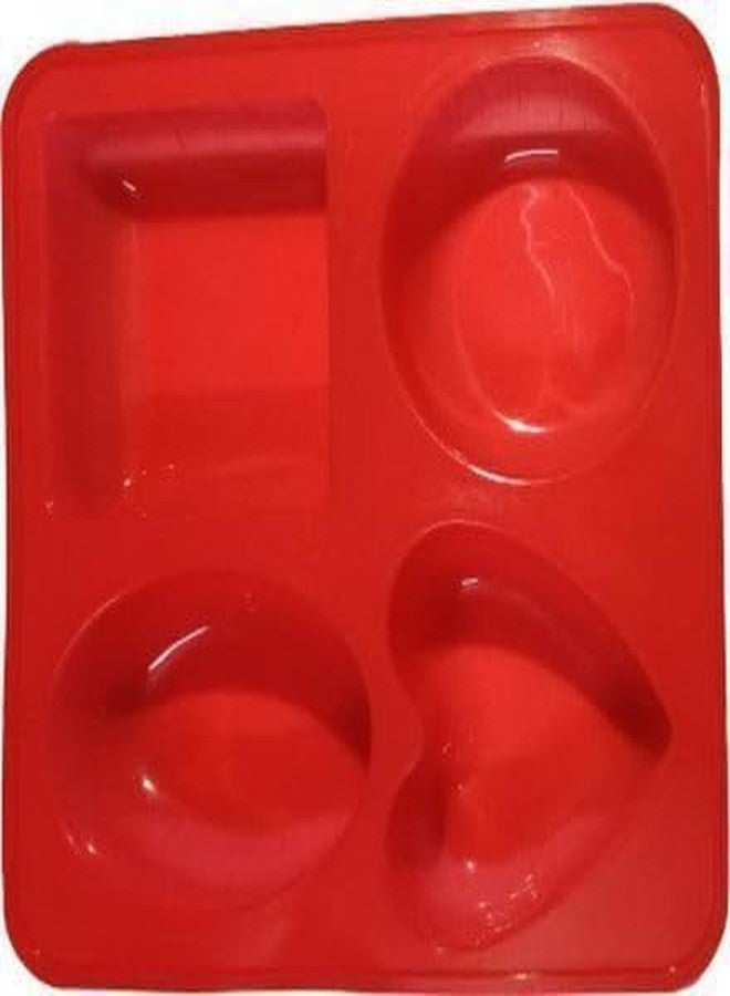 KITCHOOK Silicone Chocolate Mould 4 (Pack of 1) AJ 151 - Image 2