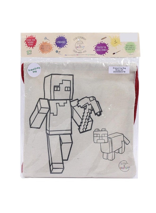 Drawstring Bag - Minecraft  - Image 1
