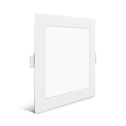 wipro Garnet 7W Square Led Alpha Panel | Neutral White Light (4000K) | Recessed Down Light for False Ceiling | Cutout - 82X82Mm | Pack of 10 - Image 2