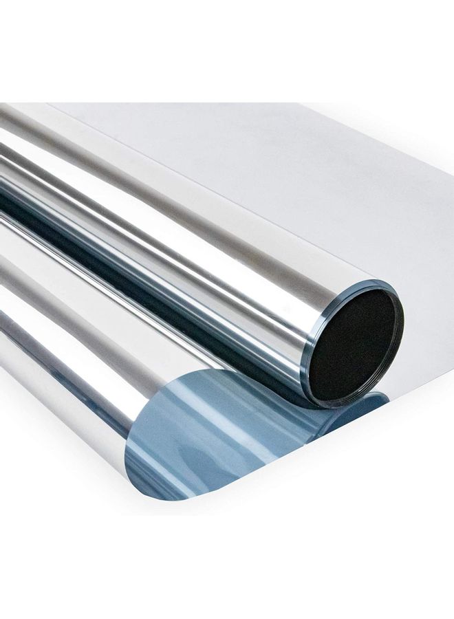 NIBEMINENT Decorative Window Film Sticker Silver - Image 1