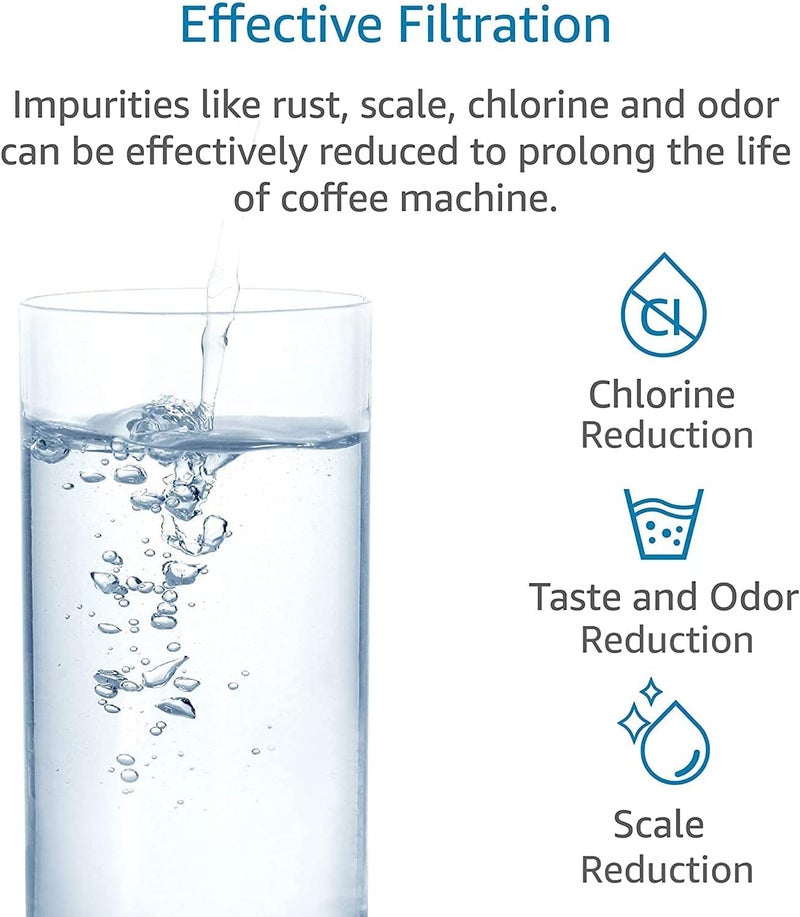 AquaCrest AQUA CREST Coffee Water Filter, Replacement for Braun® KWF2, 3105, 3107, 3112, 3116, KF600/580/510, KF190/180, KF157/150/145, KFT16, Braun® Coffee Maker Filter Replacement, TÜV SÜD Certified (2 Pack) - Image 3