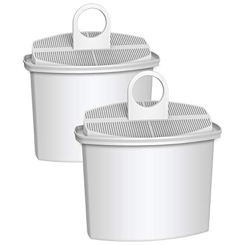 AquaCrest AQUA CREST Coffee Water Filter, Replacement for Braun® KWF2, 3105, 3107, 3112, 3116, KF600/580/510, KF190/180, KF157/150/145, KFT16, Braun® Coffee Maker Filter Replacement, TÜV SÜD Certified (2 Pack) - Image 1