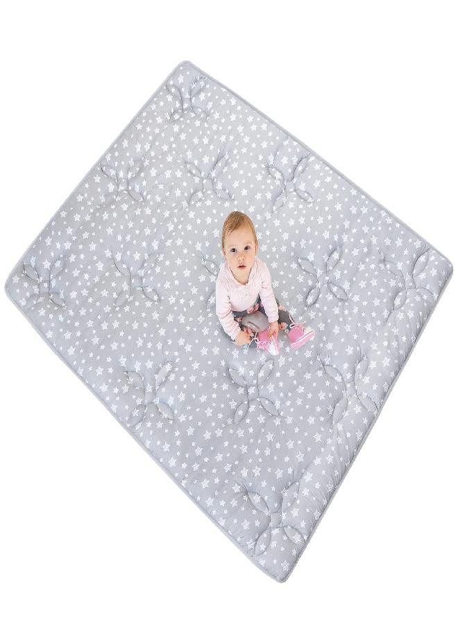 Moonsea Baby Play Mat Thick Baby Crawling Mat 72x59 Inches, Large, Non Slip Cushioned Baby Playpen Mat for Playing, One-Piece Baby Floor Mat for Babies, Toddlers - Image 2