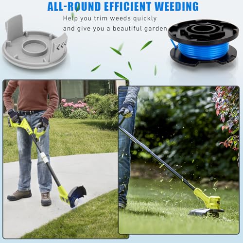 KAKO Replacement Spool for Ryobi Weed Wacker String, 11ft 0.065'' Line for Ryobi Weed Eater String, for Ryobi Replacement Spools Compatible with Ryobis AC14RL3A 18v, 24v, 40v Cordless Trimmers(12+2) - Image 5