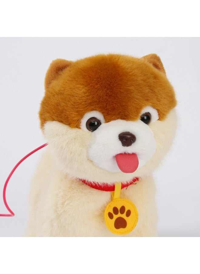Children's Pet Simulation Dog Doll Plush Electric Toy Sound-making Doll Walking Can Call Electric Doll-Color:4#Teddy-Specifications:Ordinary Battery Suit  - Image 5