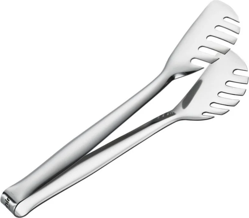 Nehir Set of 3 Steel Tongs (Pasta Tongs+Pasta Tongs+Serving Tongs)