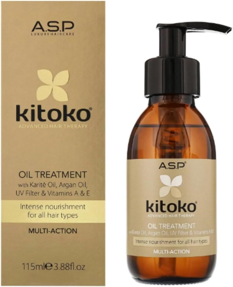 Affinage Kitoko Oil Treatment with Karite Oil and Argan Oil - 3.88 Ounce - Image 1