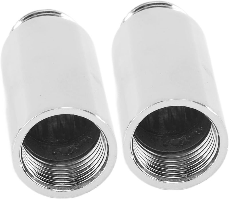Shower Arm Extension Durable Stainless Steel Chrome Plated Pipe for Bathroom, 2PCS Shower Head Extender for Easy Height Adjustment and Angle Flexibility (2in) - Image 5