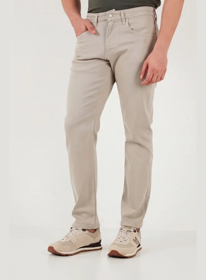 Buratti  Buratti Comfort Straight Leg Regular Waist Men's Jeans 4412C66TEXAS for Men | Best Price UAE