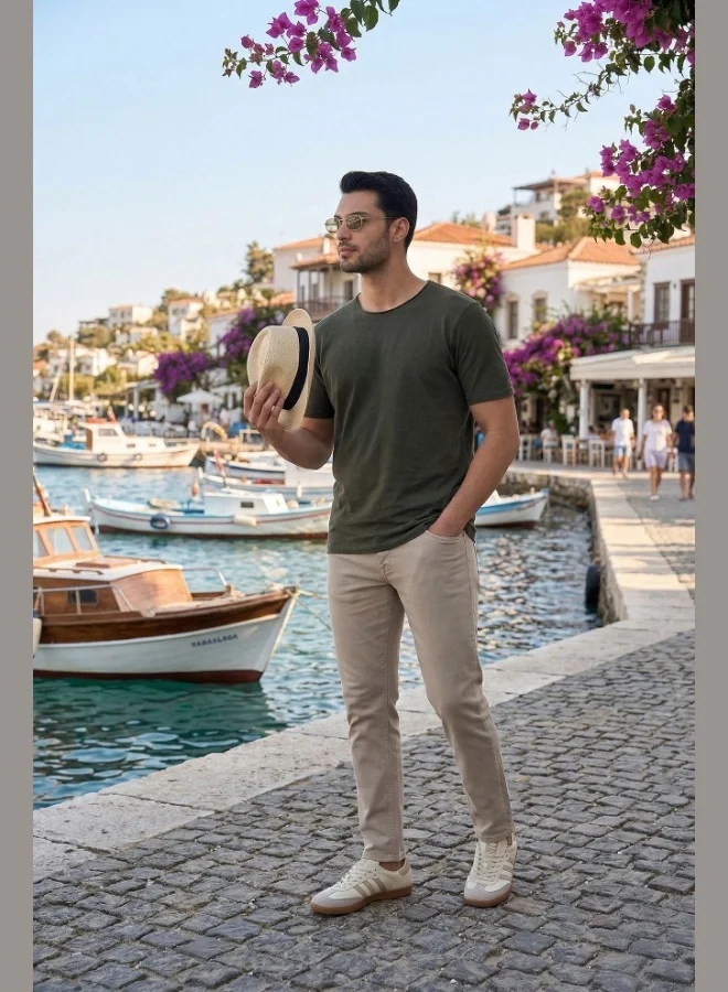 Buratti Buratti Comfort Straight Leg Regular Waist Men's Jeans 4412C66TEXAS