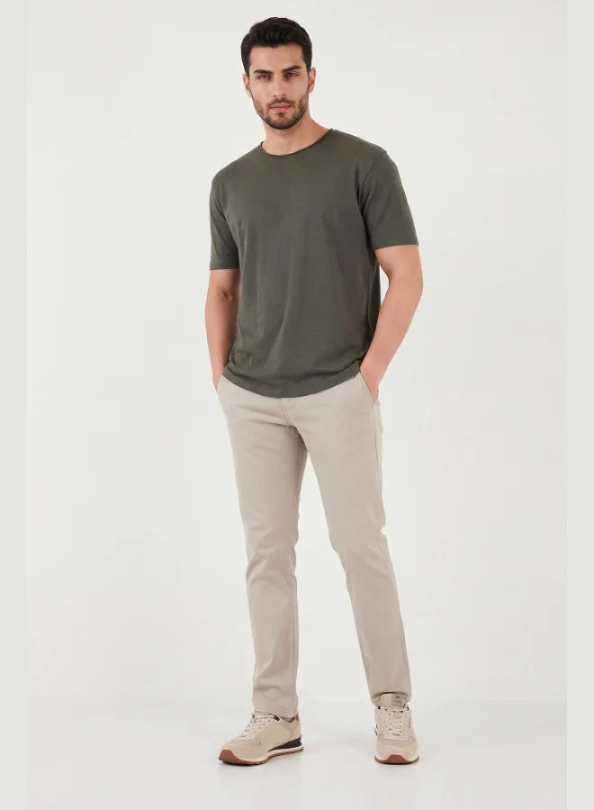 Buratti Buratti Comfort Straight Leg Regular Waist Men's Jeans 4412C66TEXAS