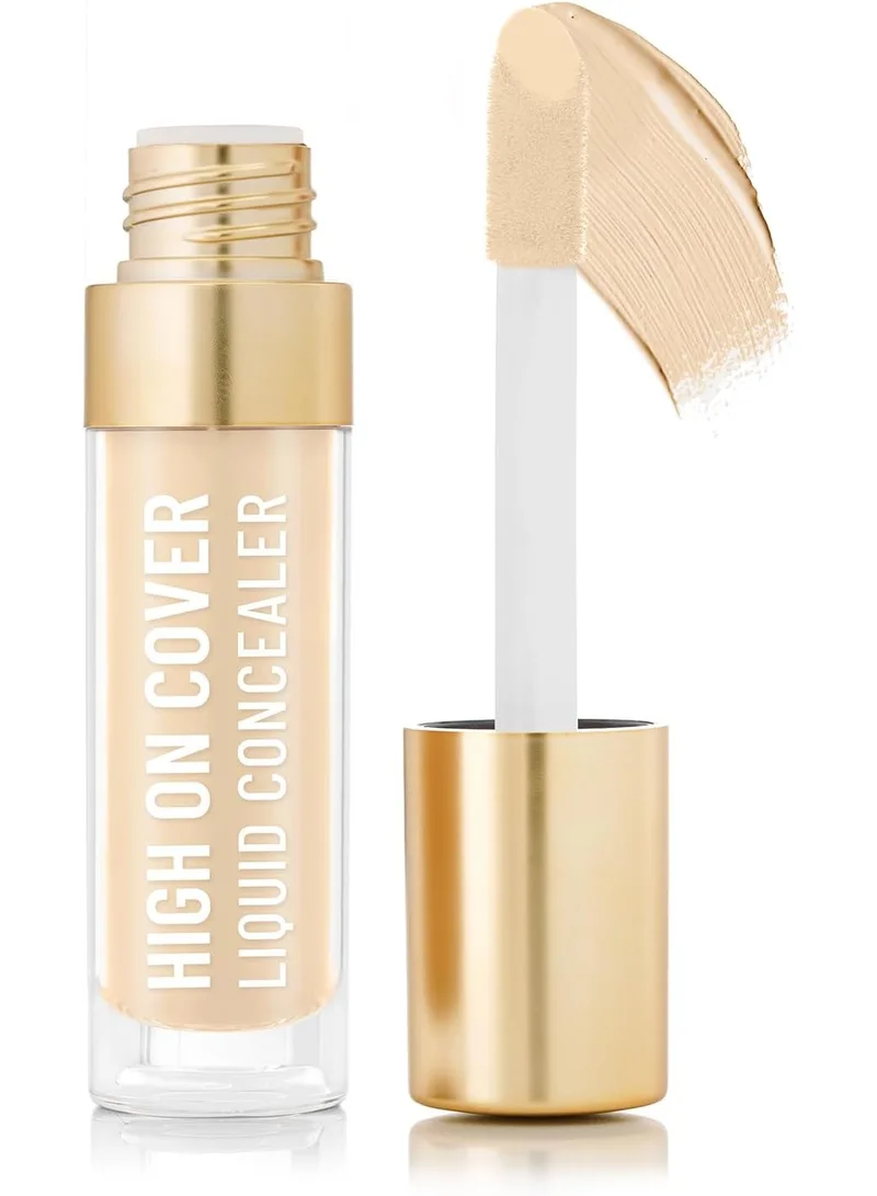 Swiss Beauty Swiss Beauty Select High on Cover Liquid Concealer with No-Crease Formula | Matte Finish | Enriched with Vitamin E| Shade- 1.5 Fair to Medium, 5.5ml |