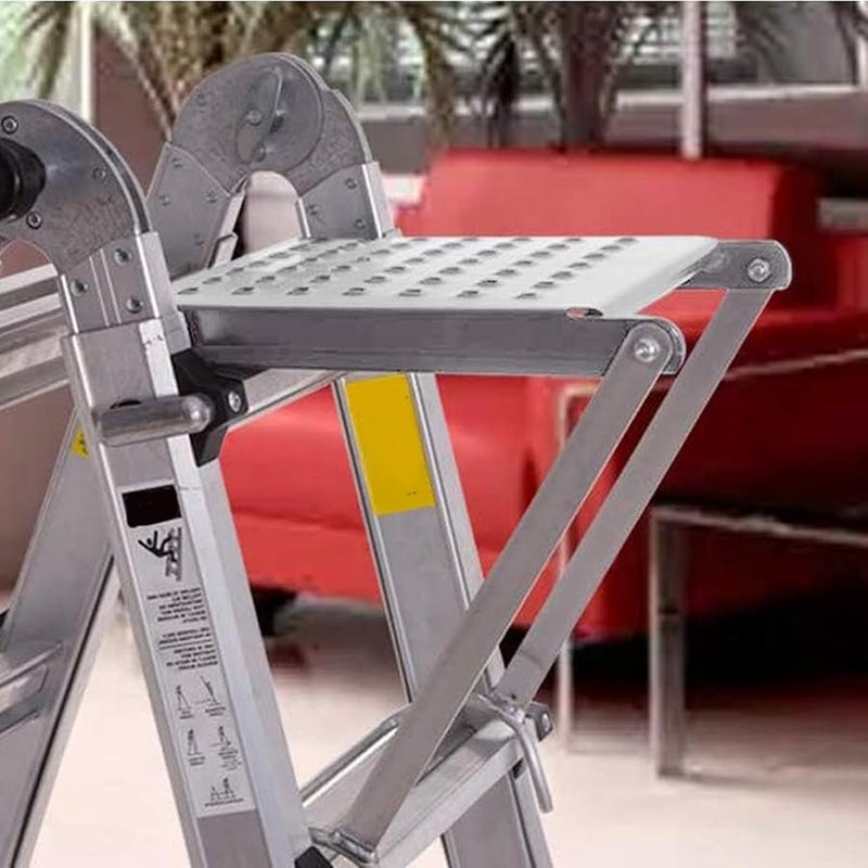 Adjustable Steel Ladder Panel Stand Extension Attachment Wide Cover Stable Work Platform - Image 4