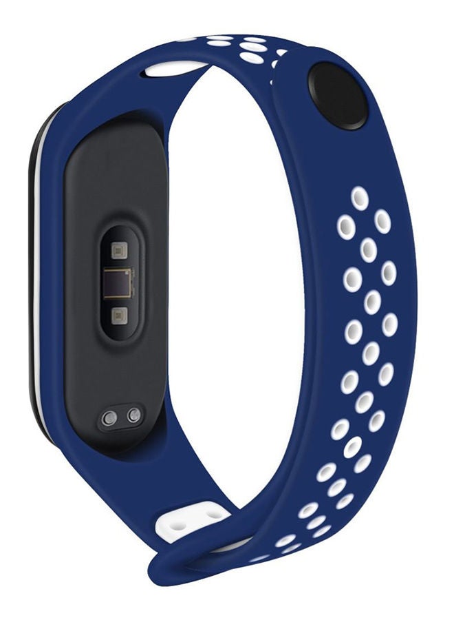 اليشمك حزام سوار رياضي من السيليكون لـ Xiaomi Mi Band 3 / 4 بديل حزام قابل للتنفس M3 M4 - Image 2