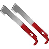 Sunshane Sunshane 2 Pack Stainless Steel Bee Hive Tool J Hook Bee Frame Lifter and Scraper Beekeeping Equipment for Beekeepers,  - Image 1