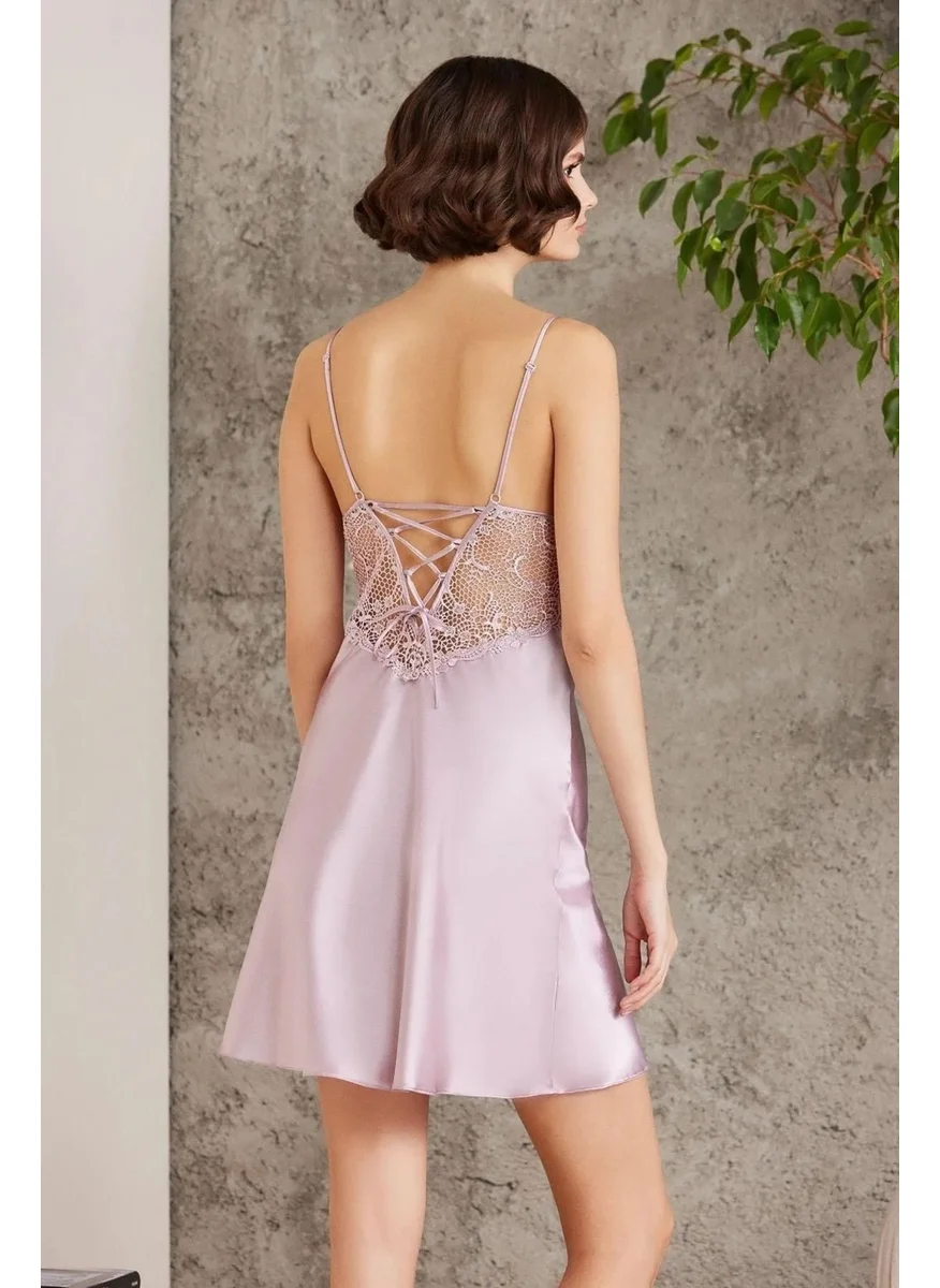 بيير كاردان 6000 Women's Lace Satin Set of 6-Rose