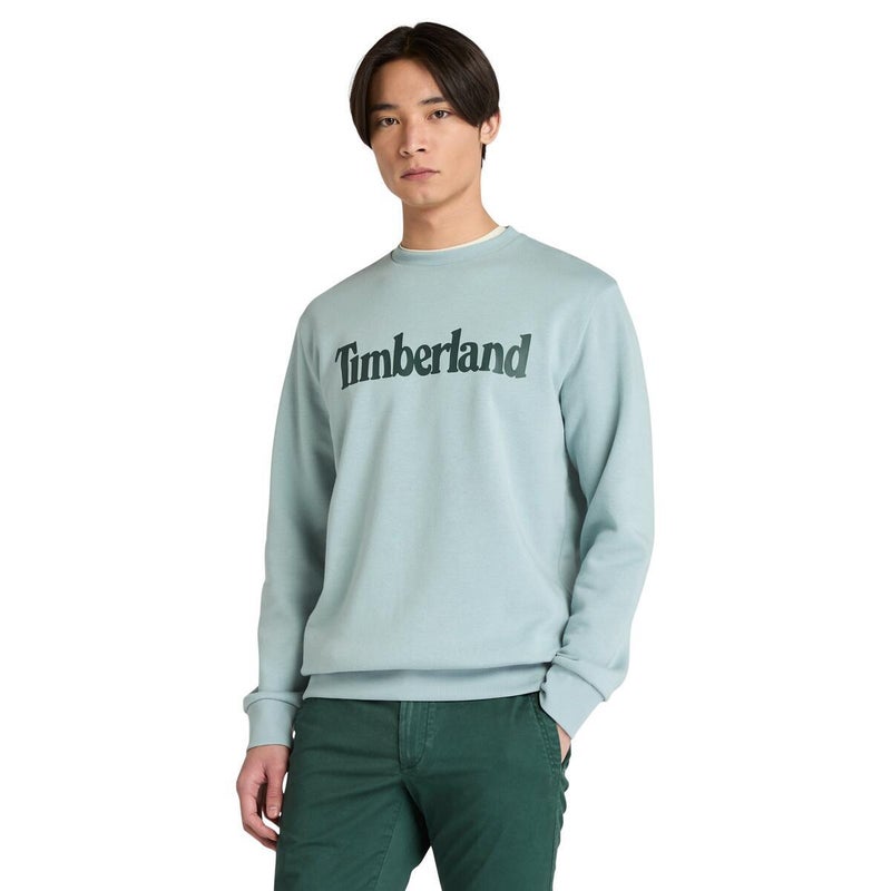 Timberland Northwood Wordmark Logo Brushback Crew Neck - Image 1