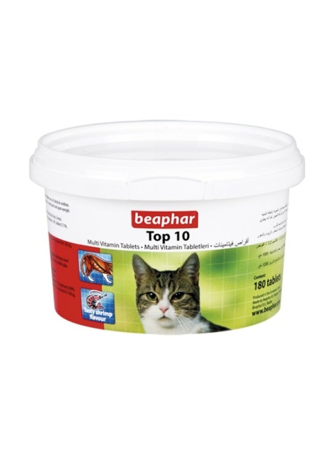 بيفار أفضل 10 فيتامينات متعددة للقطط - 180 قرصًا - Image 2