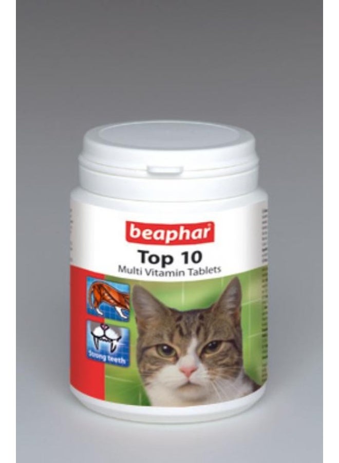 بيفار أفضل 10 فيتامينات متعددة للقطط - 180 قرصًا - Image 1