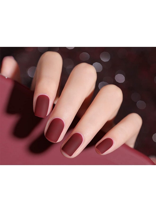 ANZAILALA Press On Nails Short Press On Manicure 24 Pcs Artificial Nail Jelly Glue On False Nails For Women Girls - Image 2
