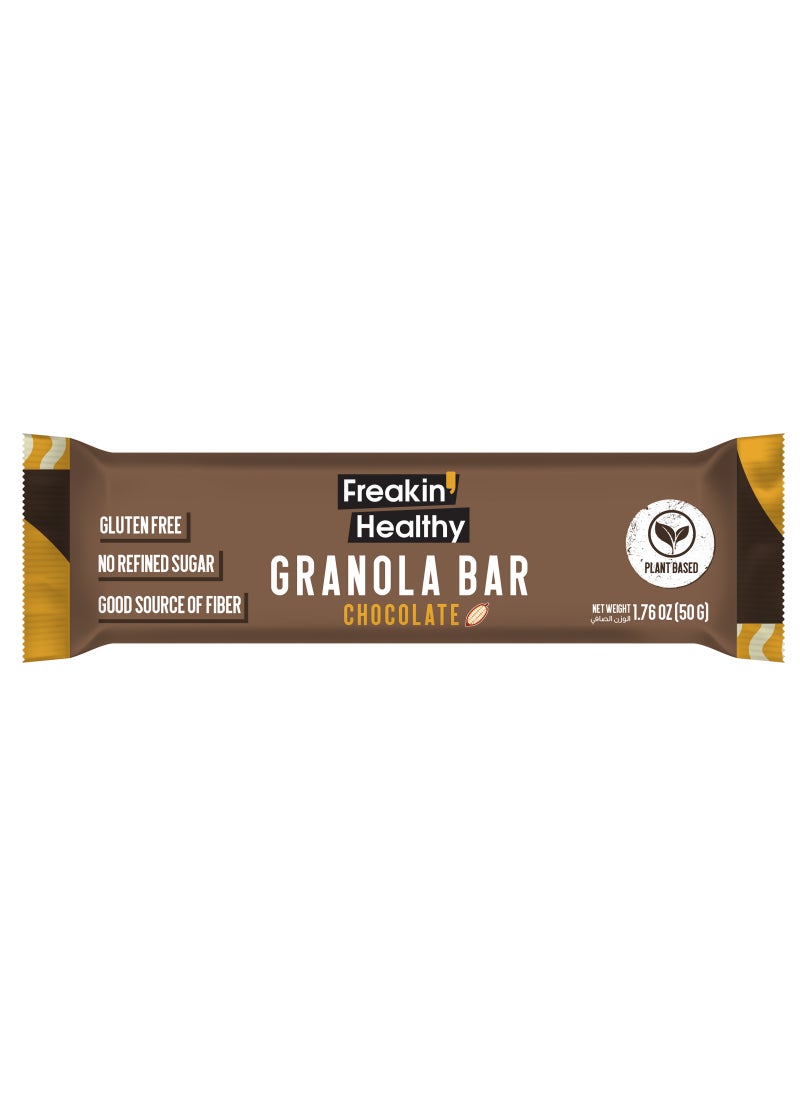 Freakin Healthy Chocolate Granola Bar 50g (3g Protein) - Image 1