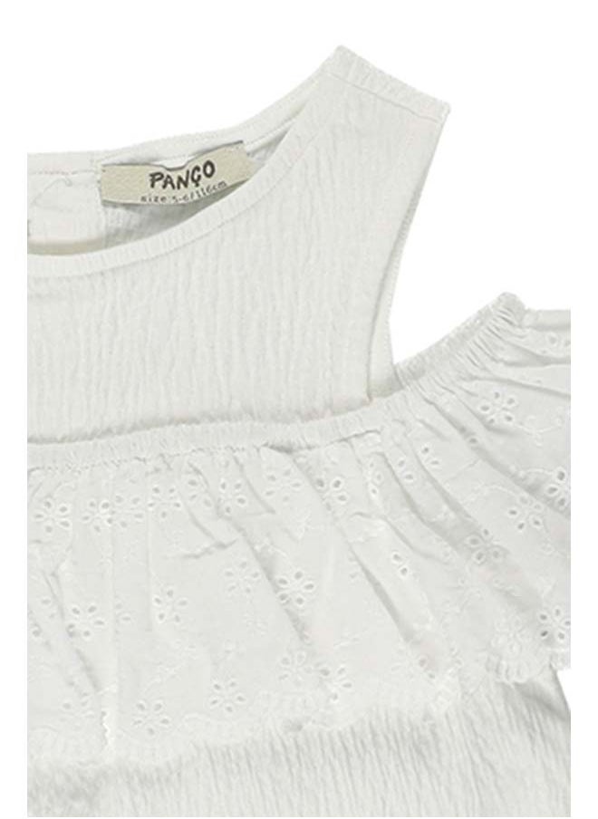 Panco ROMANTIC Lace Detailed Sleeveless Blouse  - Image 4