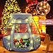 GeerWest Baby Ball Pit for Toddler with Star Lights Pop Up Princess Play Tent for Kids Indoor Outdoor Baby Girl Toys Birthday Gifts NO Balls Gray Tent - Image 4