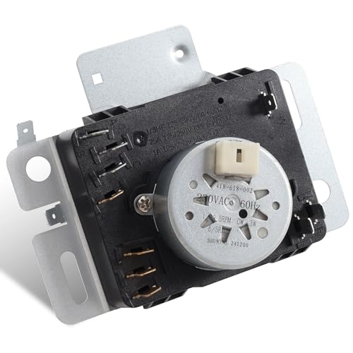 suplife WPW10436303 W10436303 Dryer Timer Compatible with Whirlpool, Maytag, Amana, WED4616FW0, WED4850HW0, 4KWED5700JW0, OEM 230V Dryer Timer Replacement for 418-618-20-B5, PS11754717, 60Hz, 2-Year Warranty - Image 1