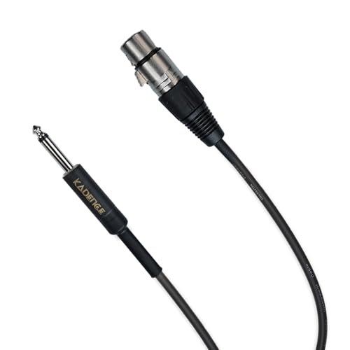 Kadence Mic Cable - Female XLR to Jack 6.35mm Microphone Cable - Mic Cord for Dynamic Microphone - 16.4 FT/ 5 Meters - Image 3