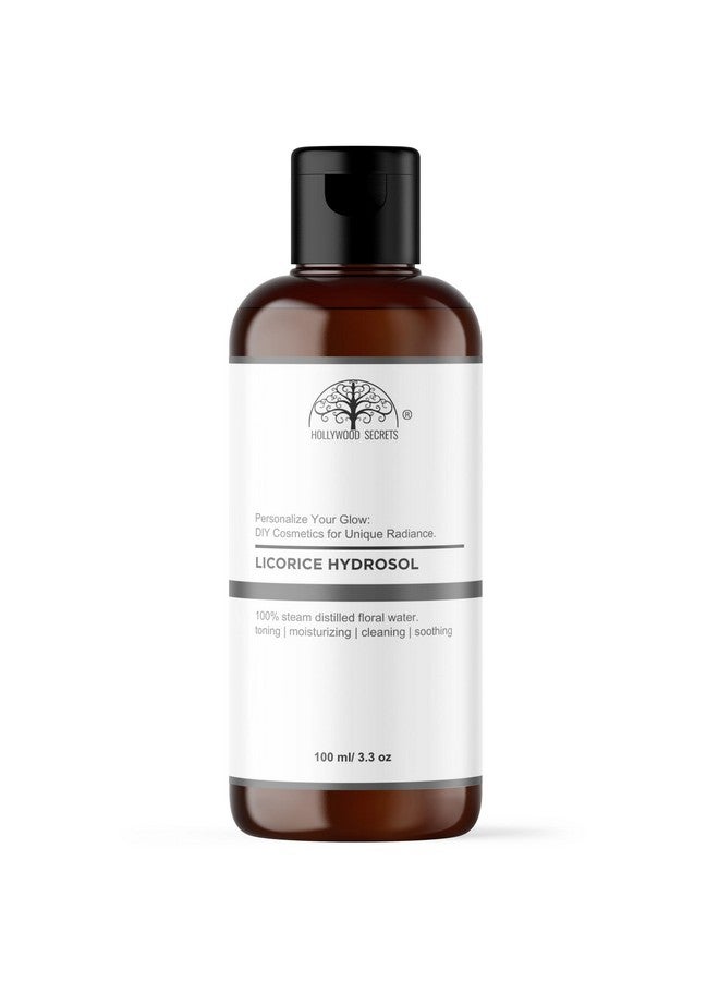 Hollywood Secrets Natural Licorice Floral Water Hydrosol Toner Skin Hair Face 100ml - Image 1