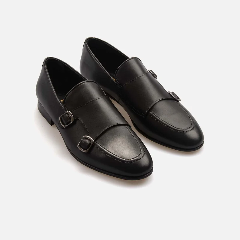 كيمال تانجا Leather Men's Buckled Classic Shoes 13071
